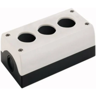 Afbeelding van Eaton M22 I3 Opbouwbehuizing 3 inbouwplaatsen, Voor bodembevestiging (Ø x h) 22 mm 80 Antraciet 1 stuk(s)