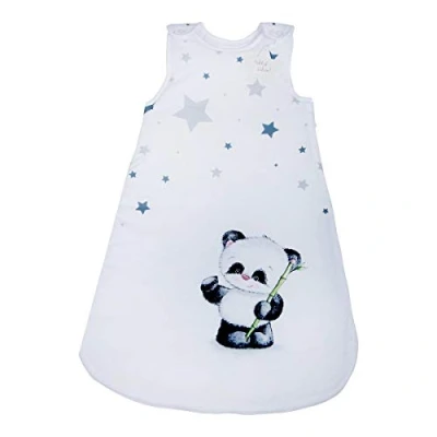 Image de Herding Gigoteuse Baby Best, Panda, 90 cm, Fermeture Éclair Circulaire et Boutons Pressions, Blanc