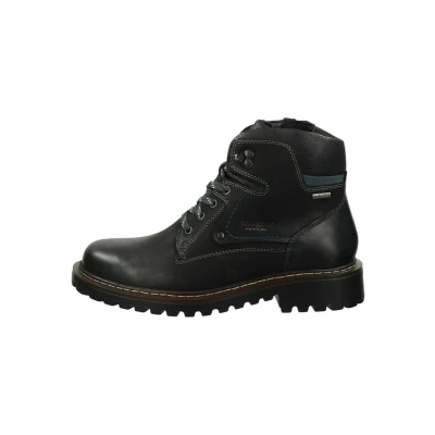 Afbeelding van Josef Seibel Veterboots, Heren, Maat: 40, Schwarz Leer