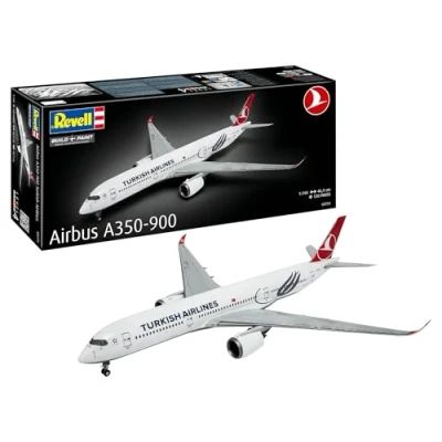 Afbeelding van 1:144 Revell 03773 Airbus A350 900 &quot;Turkish Airlines&quot; Civiel Vliegtuig Plastic Modelbouwpakket