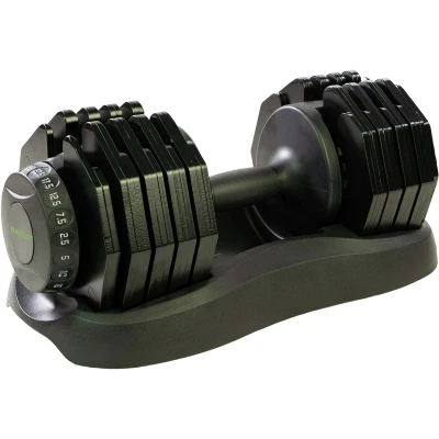 Afbeelding van Tunturi Verstelbare dumbbell Selector Halterset Enkele Verstelbaar van 2,5kg tot 25kg Incl. gratis fitness app