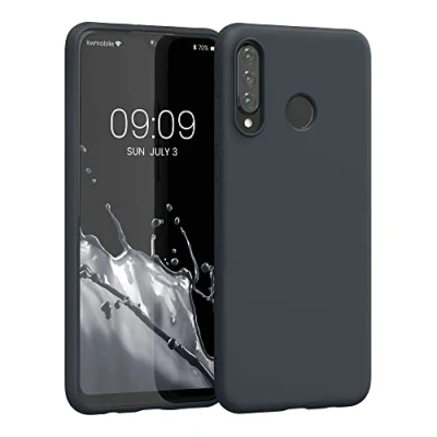 Afbeelding van kwmobile telefoonhoesje geschikt voor Huawei P30 Lite Hoesje smartphone Back cover in bosbesblauw