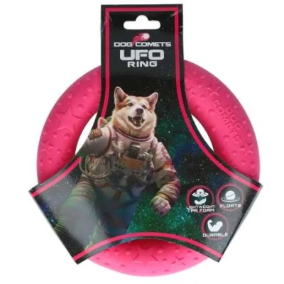 Afbeelding van Dog comets ufo ring roze
