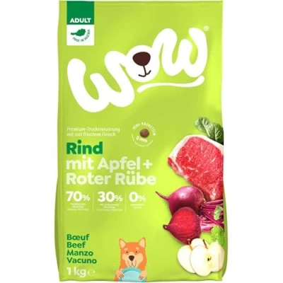 Afbeelding van WOW! Mini Adult Hondenvoer Rund 1 kg