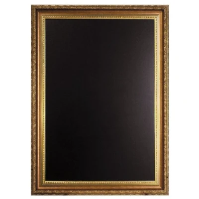 Afbeelding van Wandkrijtbord Klassiek Goud barok, 65x85 cm