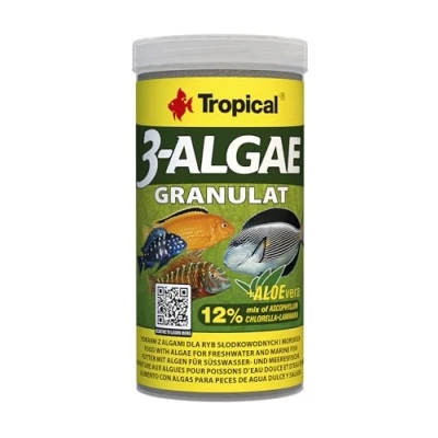 Afbeelding van Tropical 3 Algen Granulaat (250ml) Aquarium Visvoer