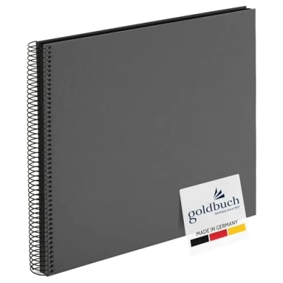 Afbeelding van GOLDBUCH GOL 25525 Spiraal album BELLA VISTA Grijs als fotoalbum, 35x30