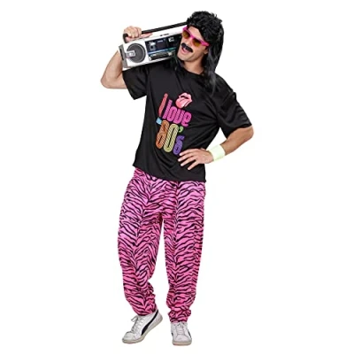 Afbeelding van WIDMANN I love 80&#039;s jogging kostuum voor mannen S / M