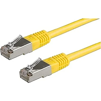 Afbeelding van Netwerkkabel Cat5e S/FTP 3 meter (100% koper, Geel)