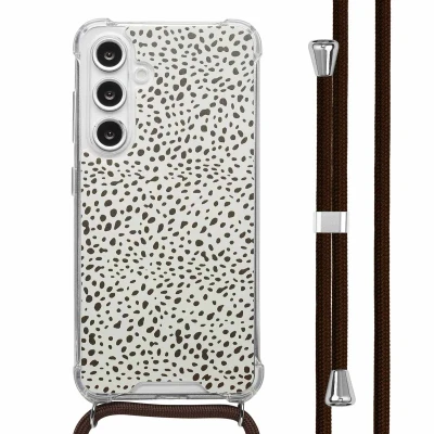 Afbeelding van imoshion Design hoesje met koord voor de Samsung Galaxy S24 FE Desert Dots