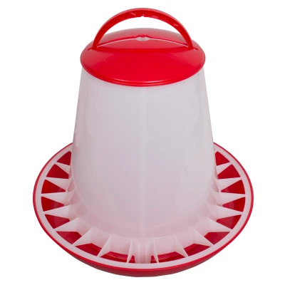 Afbeelding van Olba Voersilo Plastic Rood Voerbak 10 kg