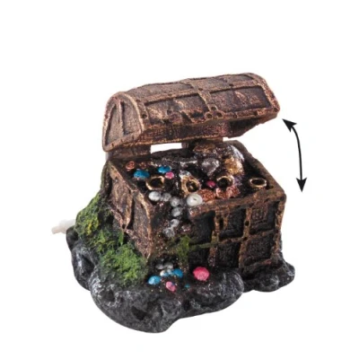 Afbeelding van Aqua Della Decor Schatkist Aquarium Ornament 13x10x11 cm