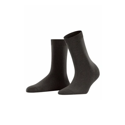 Afbeelding van FALKE Cosy Wool warme dikke Wol sokken dames bruin Maat 39 42