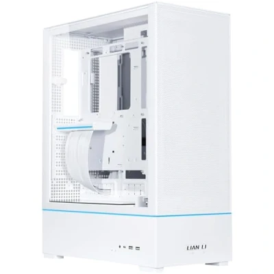 Afbeelding van Lian LI SUP 01 Midi Tower ATX, Micro Mini ITX geen voeding (ATX) 1x UBB C 2x USB A wit