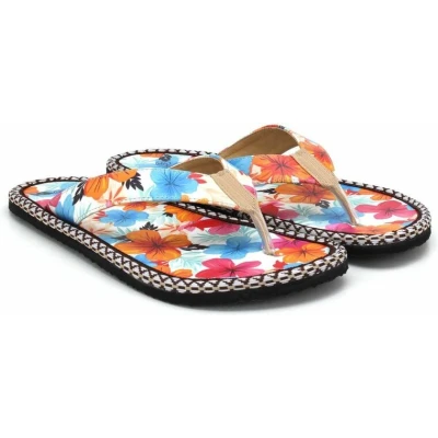 Afbeelding van GOBY Bloemen Sandalen Slippers Handmade
