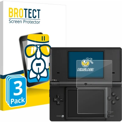 Afbeelding van BROTECT AirGlass kogelwerende glasfolie (DSi XL), Andere spelaccessoires, Transparant