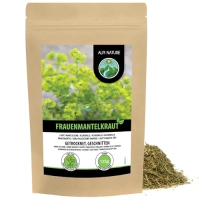 Afbeelding van Alchemille infusie (125 g), alchemilla thee, gesneden, zacht gedroogd, 100% zuiver en natuurlijk