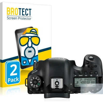 Afbeelding van BROTECT Screenprotector voor Canon EOS 6D (Schouderdisplay) Folie Beschermfolie matte (2 Stuks)