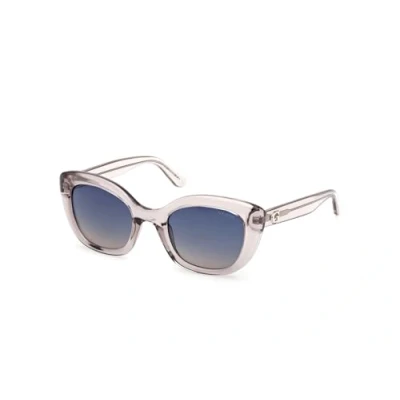 Afbeelding van GUESS Lunettes de soleil en plastique forme d&#039;œil chat, bleu
