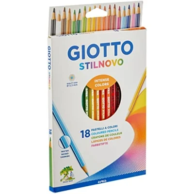 Afbeelding van Giotto Stilnovo Kleurpotloden, pastelkleuren, 3,3 mm, 18 stuks, meerkleurig