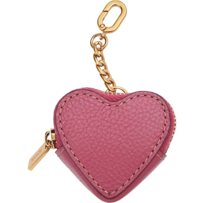 Afbeelding van FOSSIL Utensil zak Vday Coin Pouch Keychain Magenta Roze