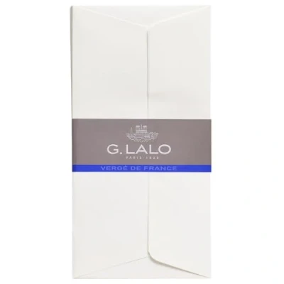 Afbeelding van Lalo 46.100L een pakket in folie met 25 enveloppen, zelfklevend, gevoerd, 11 x 22 cm, van handpapier uit Frankrijk, wit