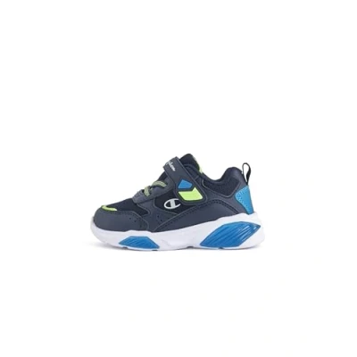 Afbeelding van Champion WAVE Unisex Sneakers laag voor kinderen, Maat: 22, New navy Imitatieleer/ textiel