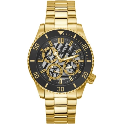 Afbeelding van Guess AXLE Chronograaf goldcoloured, Heren, Maat: One Size, Gold coloured