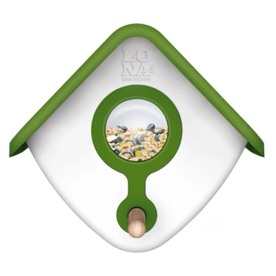 Afbeelding van Lona Voerhuis H1 Voederhuis 17x18x14 cm Groen Wit