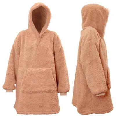Afbeelding van Unique Living Hoodie Teddy 70x50cm Old Pink