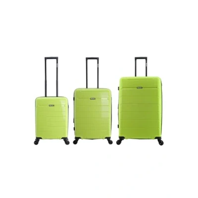 Afbeelding van Discovery Skyward Harde Kofferset 3 Delig / Trolleyset Reiskofferset Lime