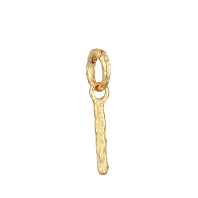 Afbeelding van Elli Organic Letter I Hanger goldcoloured, Dames, Maat: One Size, Gold coloured