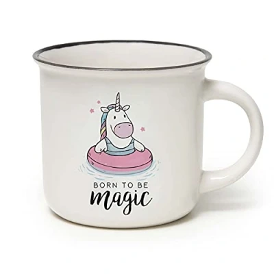 Afbeelding van Legami Cup Puccino Unicorn Mok, porselein Bone China, meerkleurig