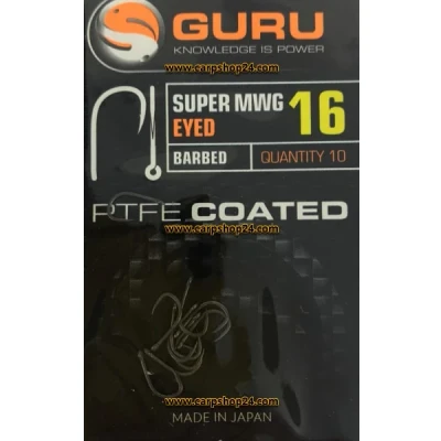 Afbeelding van Guru Super MWG Eyed Barbed (10 pcs) Maat : Haak 16