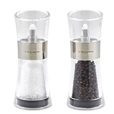 Afbeelding van Cole &amp; Mason Flip Salt and Pepper Mill Gift Set, Chrome 15.4 cm