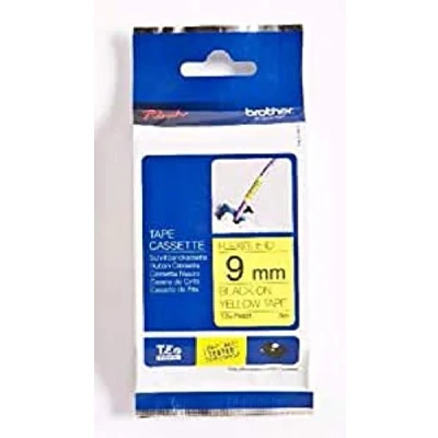Afbeelding van Brother TZe FX621 Tape Zwart op geel (9 mm)