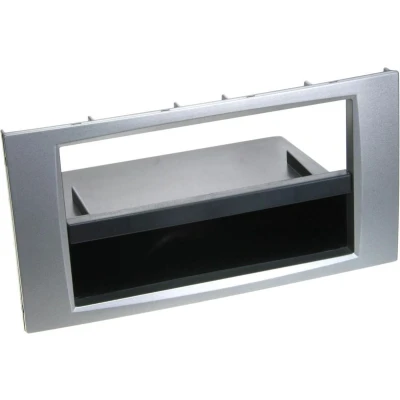 Afbeelding van 1 DIN Paneel geschikt voor Ford Focus/ Fiesta/ C Max/ Fusion/ Galaxy/ S Transit/ Kuga Kleur: Zilver