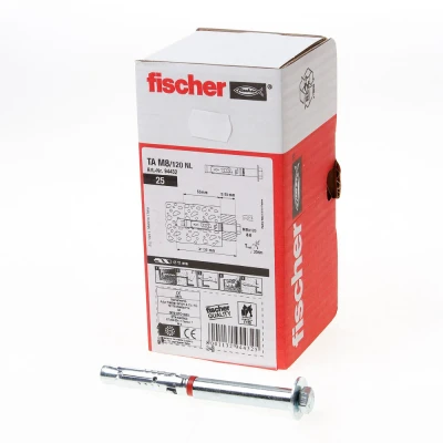 Afbeelding van Fischer Hulsanker met tapbout verzinkt TA M8/120 NL