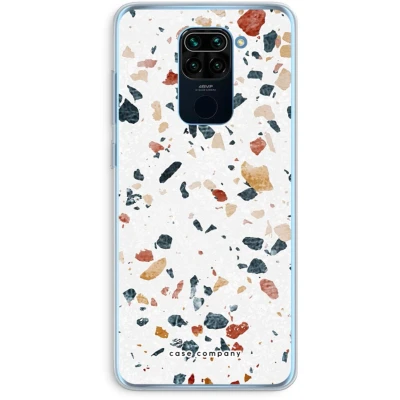 Afbeelding van Case Company® hoesje geschikt voor Xiaomi Redmi Note 9 Terrazzo N4 Soft Cover Telefoonhoesje Bescherming aan alle Kanten en Schermrand