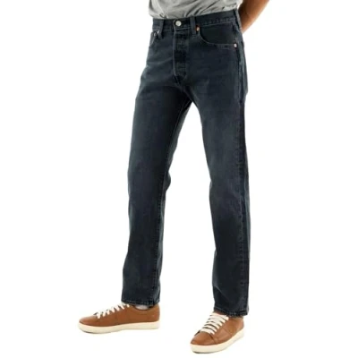 Image de Levi&#039;s Jean 501 Original Fit pour homme, Bleu et noir stretch, 28W / 32L