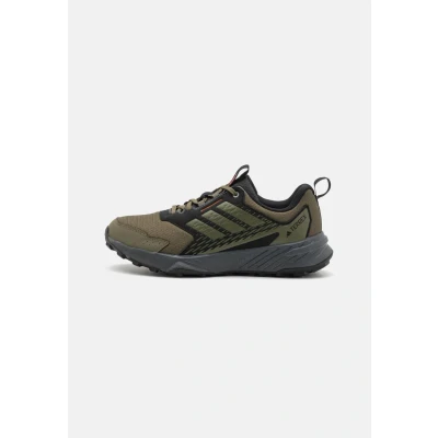Afbeelding van Adidas Terrex Tracefinder 2 Outdoorschoenen, Heren, Maat: 42, Olive strata/semi impact orange Textiel/ synthetisch