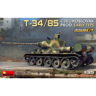 Afbeelding van Miniart T 34/85 Czechoslovak Prod. Early Interior Kit 1:35 (7/20) * MIN37069 modelbouwsets, hobbybouwspeelgoed voor kinderen, modelverf en accessoires