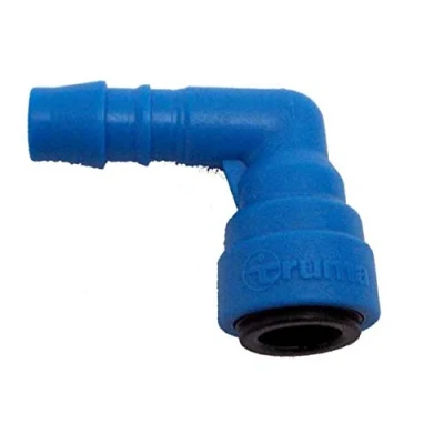 Afbeelding van Truma JG Haakse Wateraansluiting Blauw Boilers