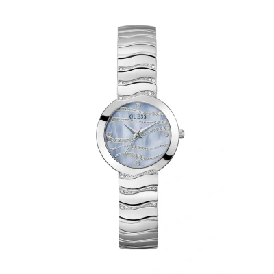 Afbeelding van Guess Laguna Horloge, Dames, Maat: One Size, Silver tone