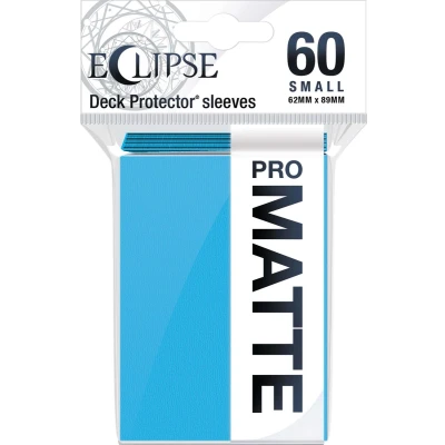 Afbeelding van Ultra Pro Eclipse Matte 60 Klein Formaat Kaarthoesjes Hemels Blauw Pack (62 x 89 mm)
