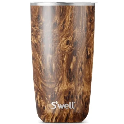 Afbeelding van Thermosbeker Azuriet Marmer Koffiebeker 530ml Tumbler Herbruikbaar S&#039;Well Rose Agate