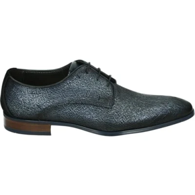 Afbeelding van Giorgio HE964189 Heren veterschoenNette herenschoenen Kleur: Blauw Maat: 44