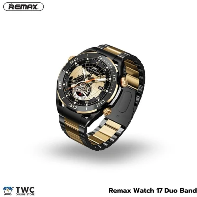Afbeelding van Remax WATCH17 SmartWatch NFC Zwart/Goud