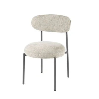 Afbeelding van Giga Meubel Eetkamerstoel Zand 52x57x81cm Round Tissee