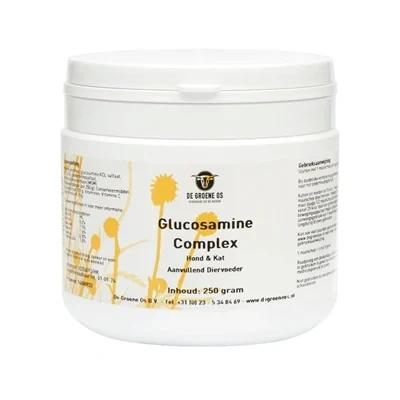 Afbeelding van De Groene Os Glucosamine Complex Hond / Kat 250 GR